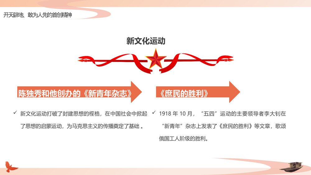 《红船依旧初心不忘》七一建党节喜迎党的二十大主题党日专题党课PPT下载9