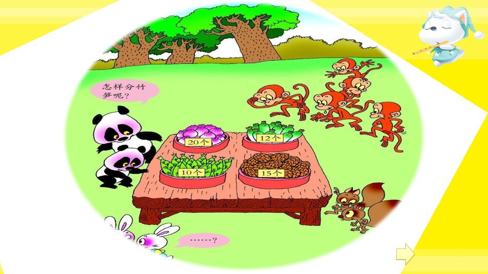 二年级数学上册·第五单元森林里的故事_除法的初步认识·平均分》教学PPT课件2