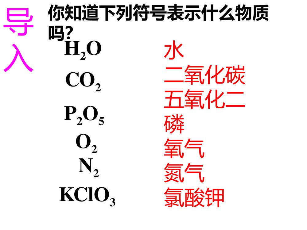 《化学式与化合价》九年级化学课件PPT下载3