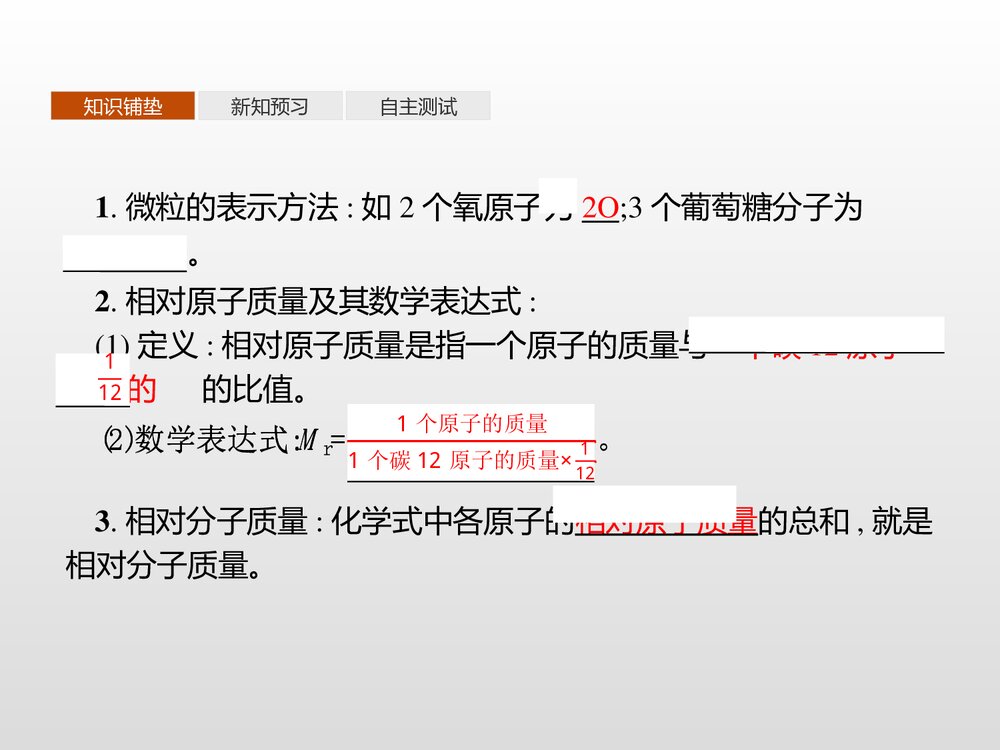 《化学中常用的物理量——物质的量》高中化学PPT课件(第1课时物质的量及其单位摩尔质量)3