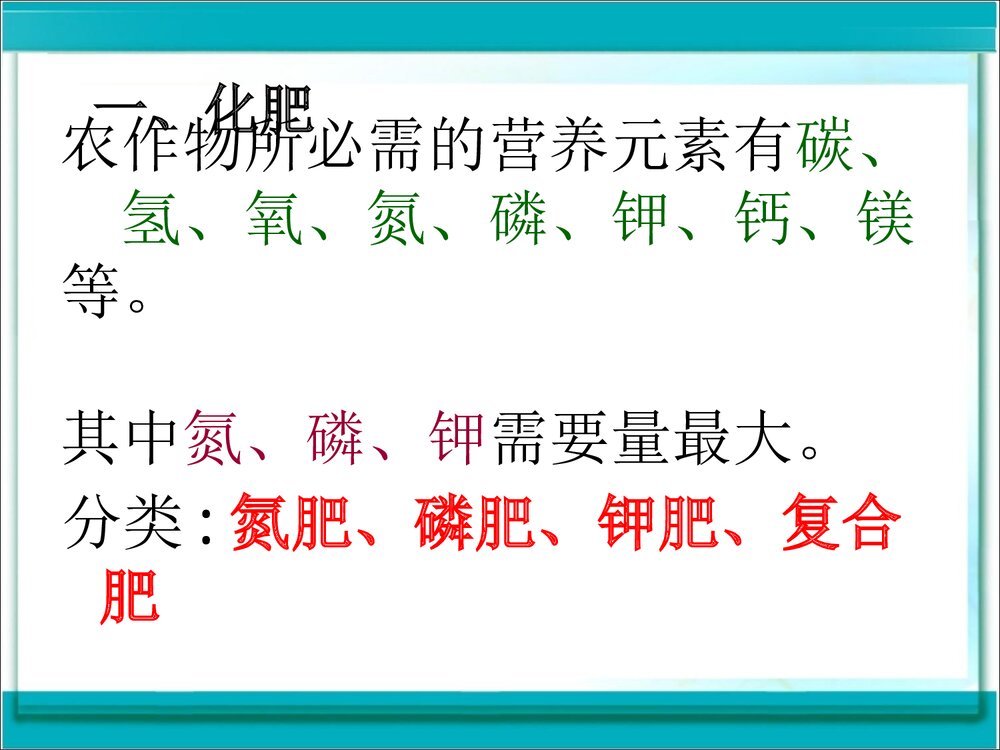《第十一单元 盐 化肥课题2 化学肥料》初中化学九年级下册课件PPT下载3