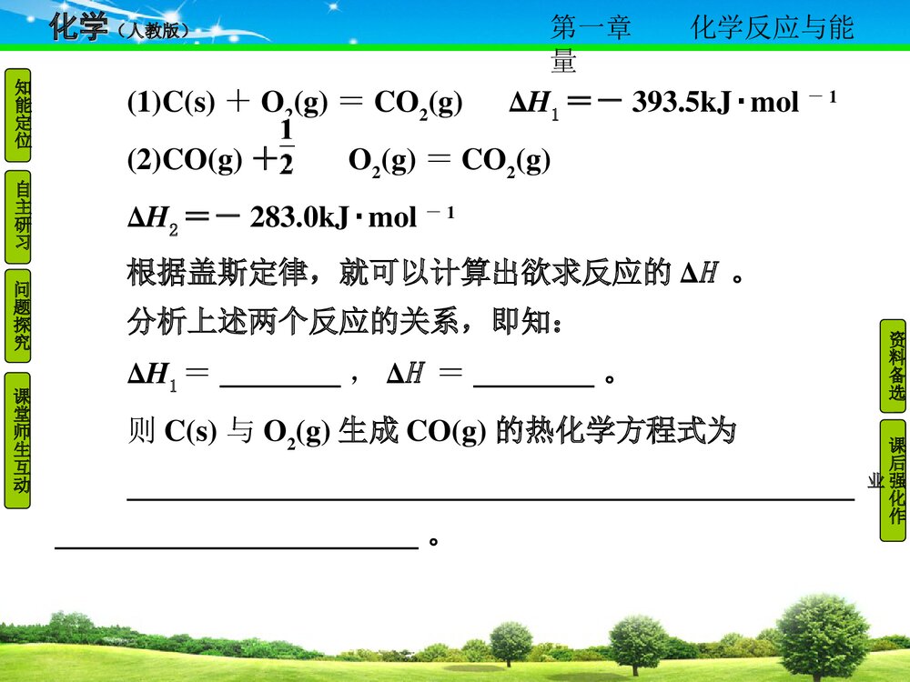《化学反应热的计算》人教版高中化学教学PPT课件5