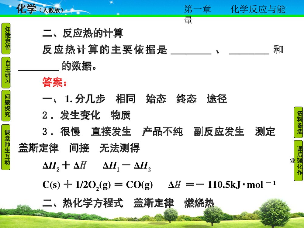 《化学反应热的计算》人教版高中化学教学PPT课件6
