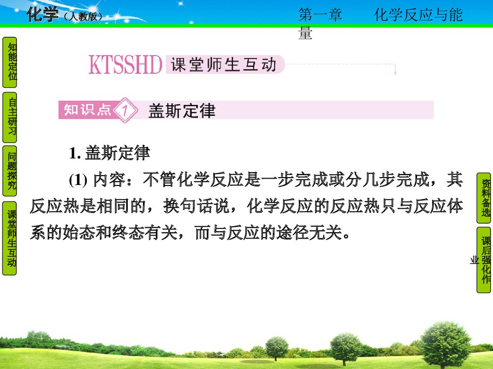 《化学反应热的计算》人教版高中化学教学PPT课件8