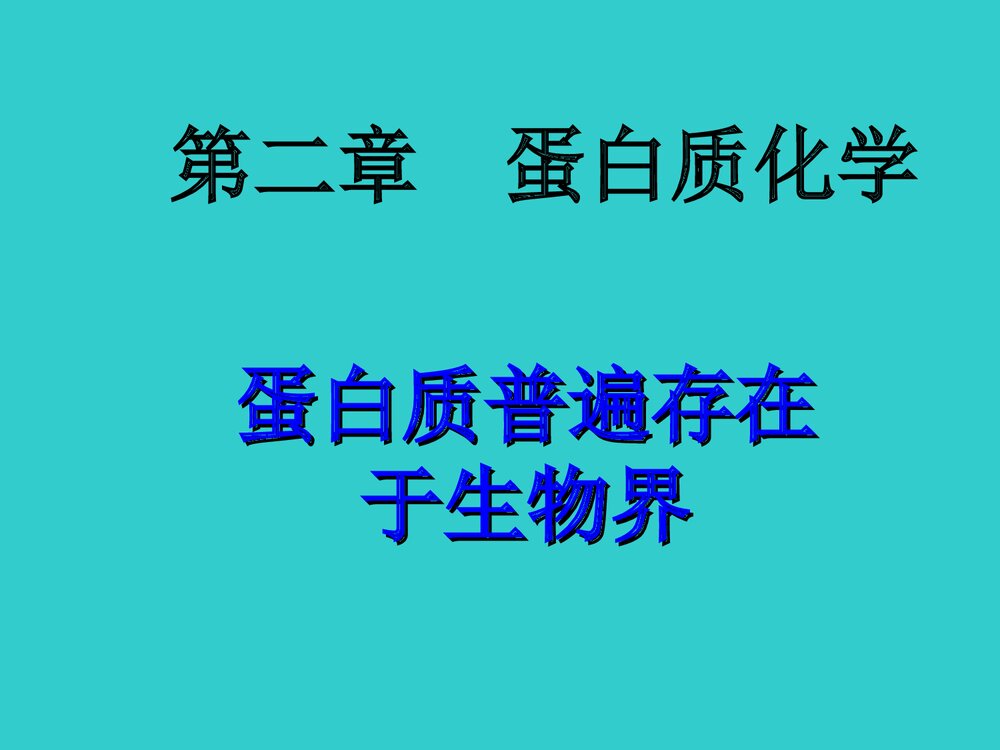 生物化学 第二章 蛋白质化学式课件PPT下载2