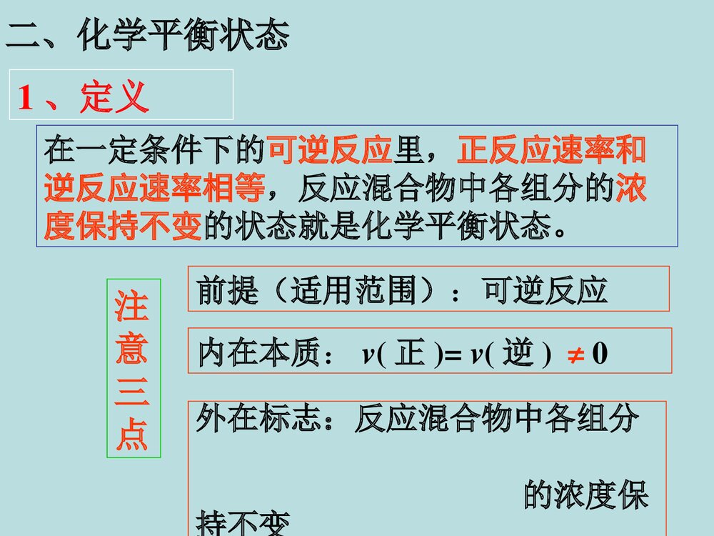 高中化学选修4 《第二章化学反应速率和化学平衡 第三节 化学平衡》PPT课件下载4