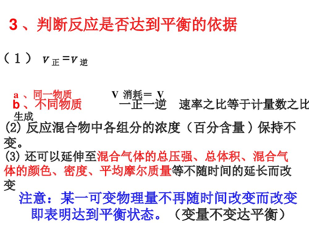 高中化学选修4 《第二章化学反应速率和化学平衡 第三节 化学平衡》PPT课件下载6