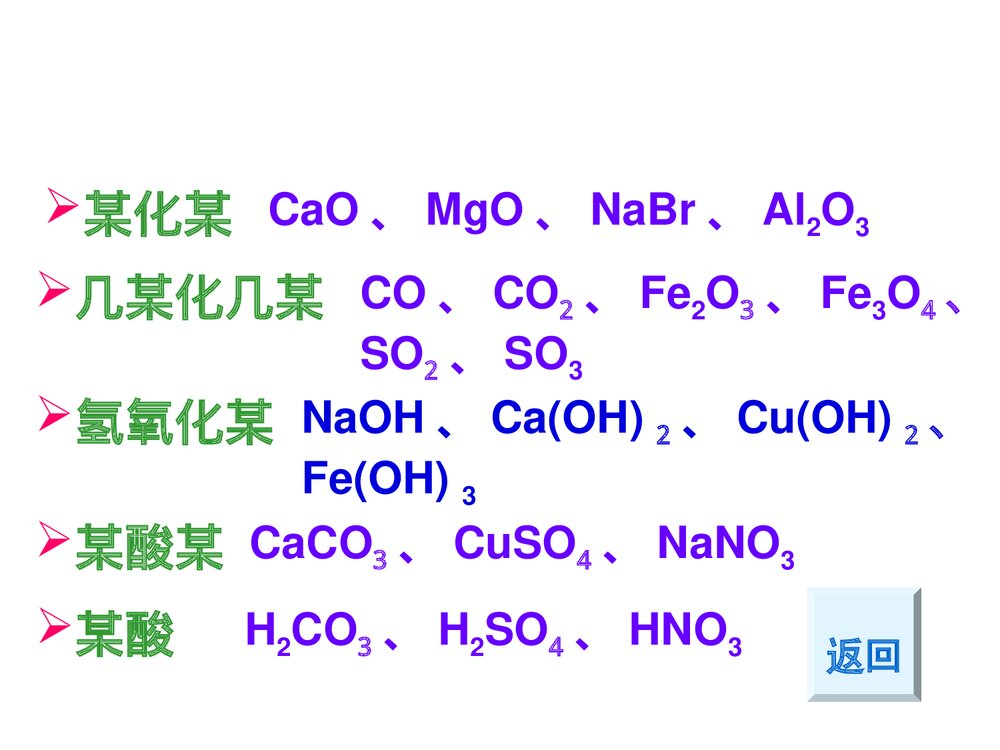 九年级上册化学·第四单元物质构成奥秘·课题四化学式与化合价课件PPT下载9