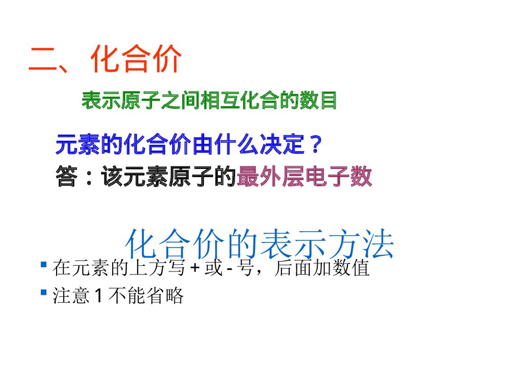 九年级上册化学·第四单元物质构成奥秘·课题四化学式与化合价课件PPT下载10