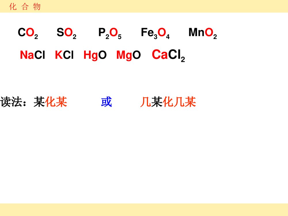 《化学式与化合价》初三九年级化学PPT课件下载8
