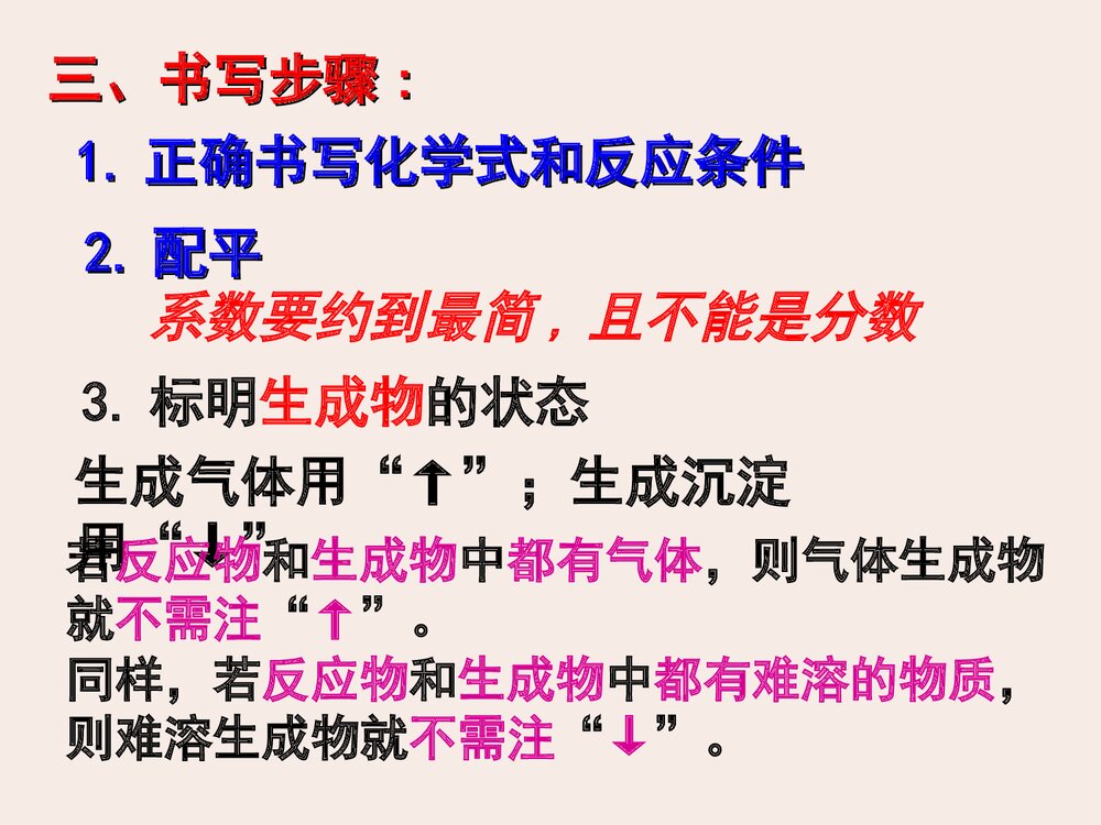 化学方程式的配平方法PPT课件下载3