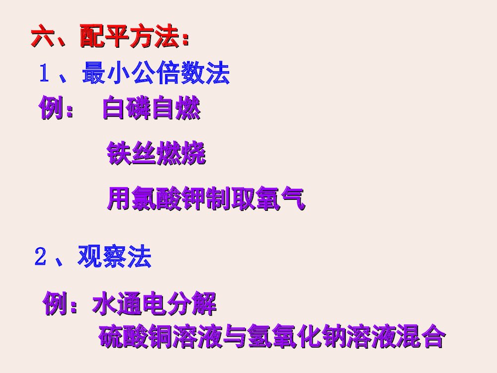 化学方程式的配平方法PPT课件下载7