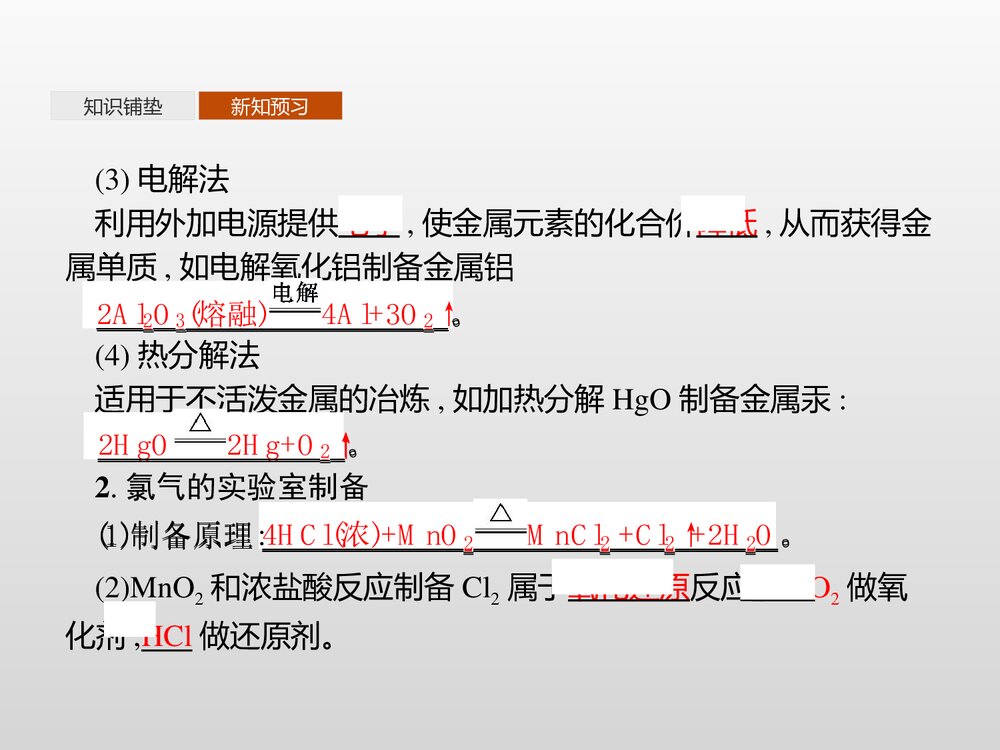 高中化学元素与物质世界PPT课件(第3课时氧化还原反应的应用)7