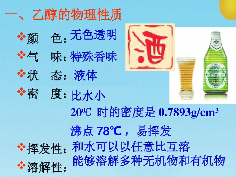 《乙醇》高中化学必修二PPT教学课件6