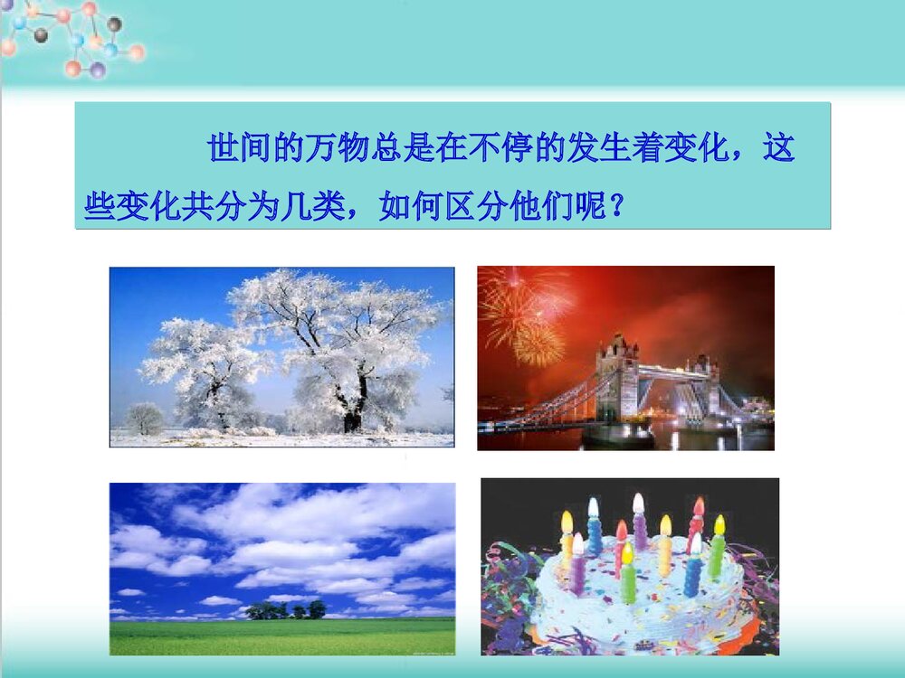 人教版九年级化学上册第一单元《物质的变化和性质》PPT课件下载(共33张）2