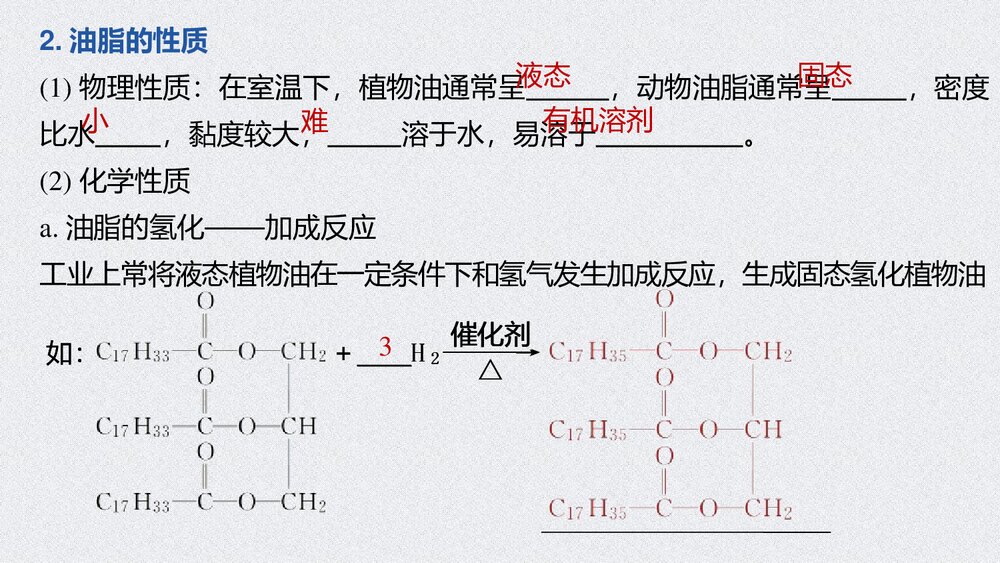 高中化学《基本营养物质》有机化合物PPT课时(第2课时油脂 奶油)5