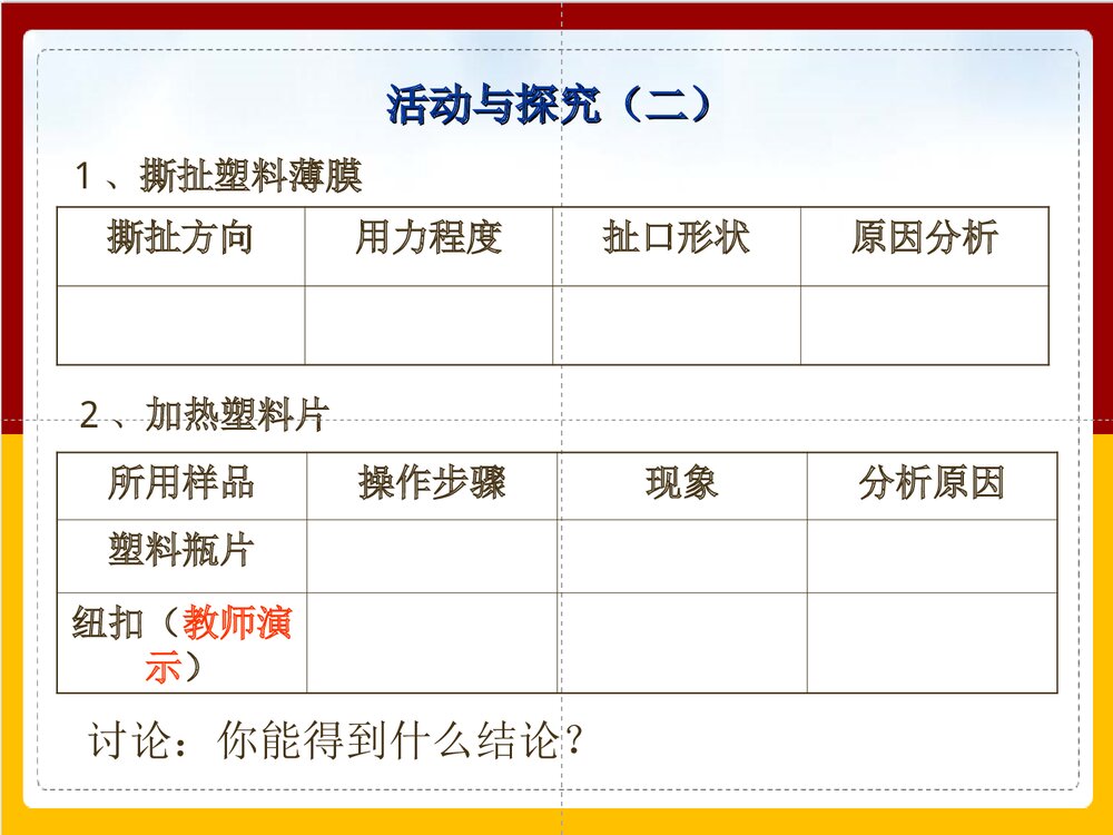 《有机合成材料化学与生活》九年级化学课件PPT下载(共20页)7