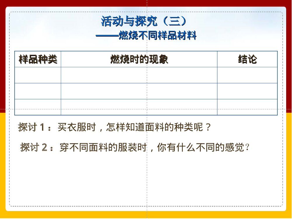 《有机合成材料化学与生活》九年级化学课件PPT下载(共20页)9