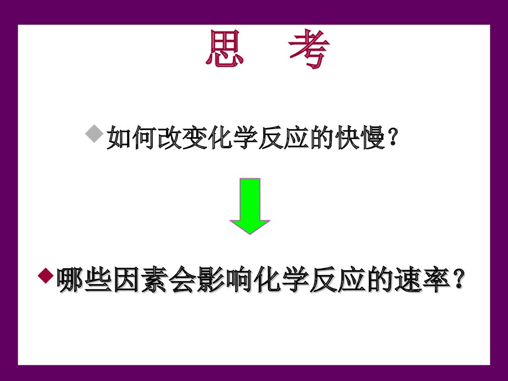 必须2化学反应速率与限度PPT课件(第一课时)7
