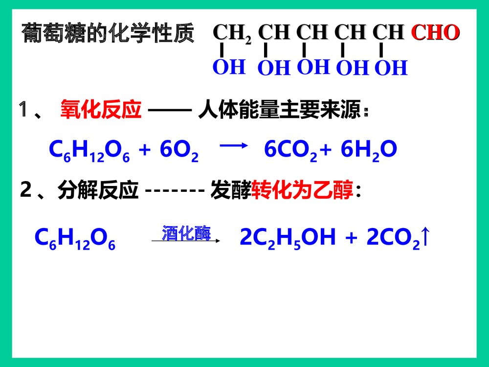 高中化学必修二第三章《第四节 基本营养物质 糖类》精品PPT课件下载6