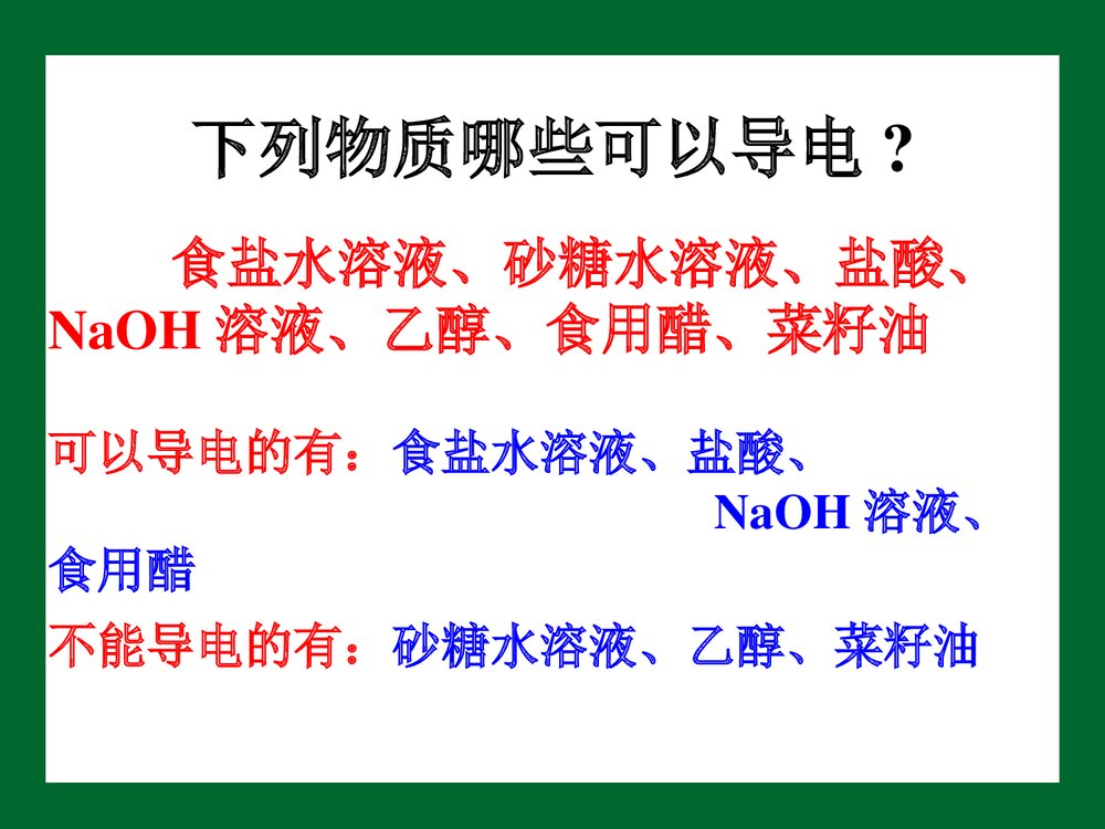 《电解质及其电离》高一化学优质PPT课件下载3