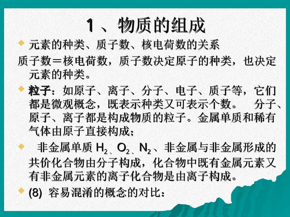 《基本概念和基本原理》初三化学总复习第一讲PPT课件下载7