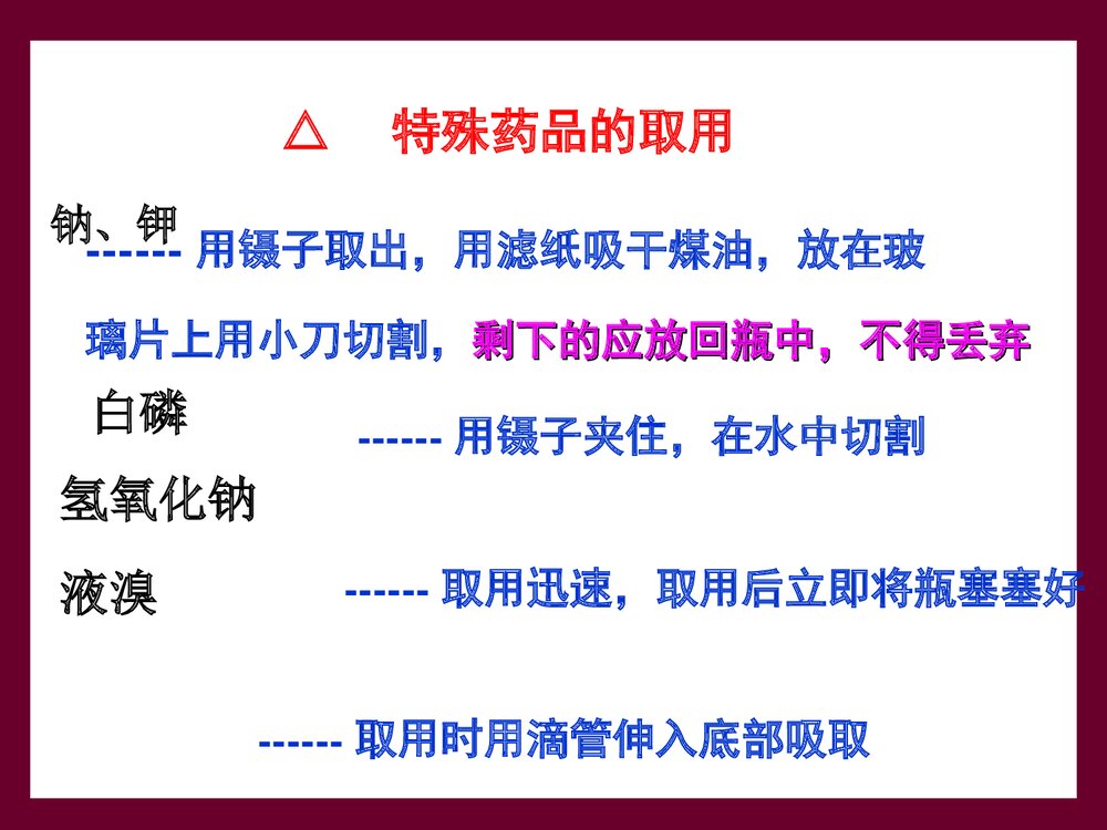 高中化学实验基本操作PPT 课件下载8