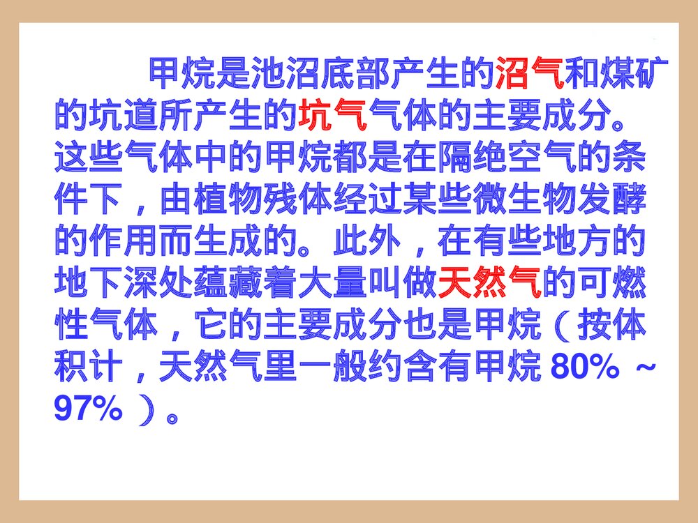 高中化学·甲烷知识点PPT课件下载2