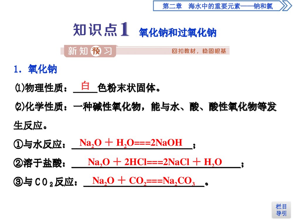 高中化学必修1第2章海水中的重要元素__钠和氯第1节钠及其化合物课件PPT下载3