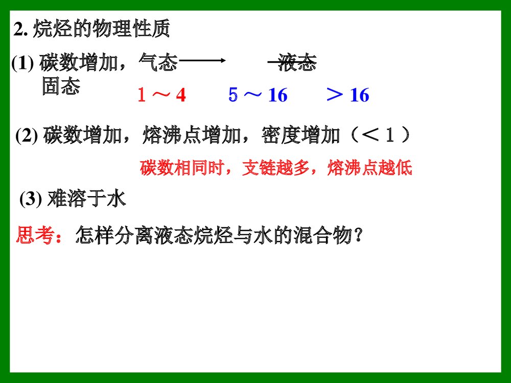 《专题二十六  常见的烃的结构与性质》医用化学烃ppt课件5