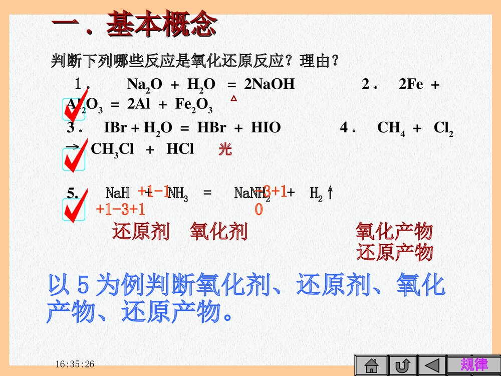 高一化学氧化还原反应PPT课件下载5