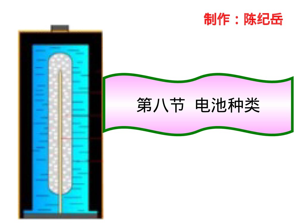 第八节 电池种类PPT课件下载1