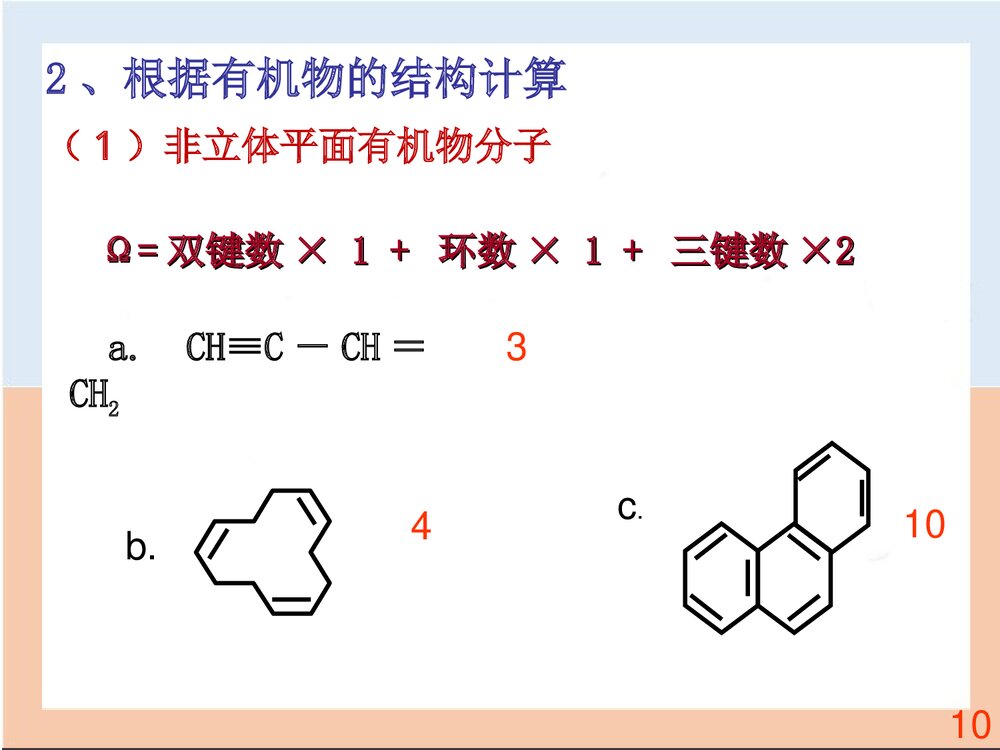 高中化学不饱和度PPT课件下载5