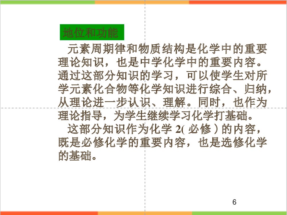 高一化学《第一章 物质结构 元素周期律》说课PPT课件6