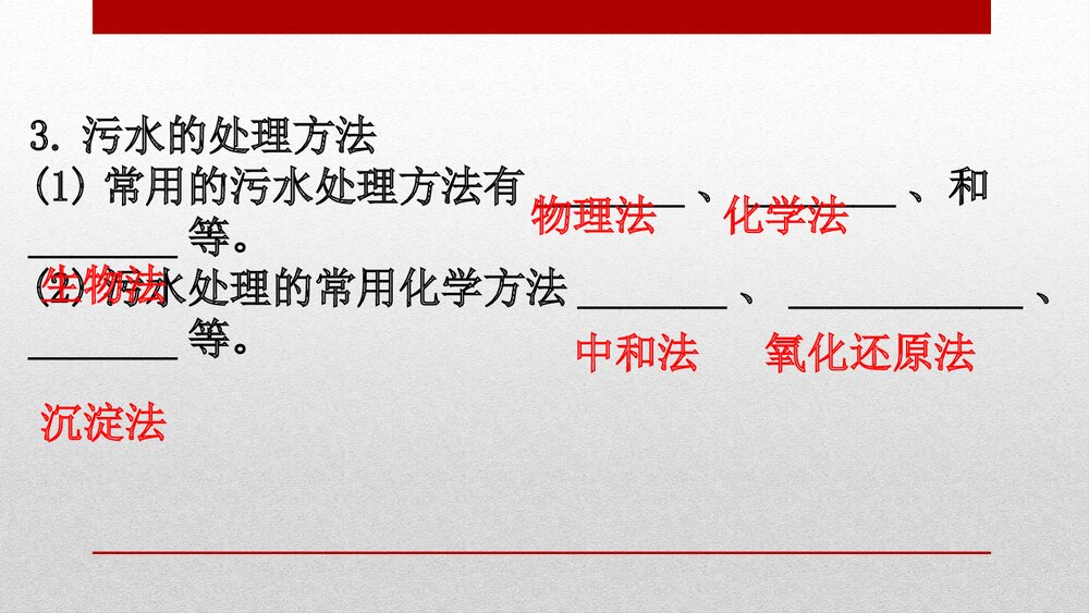 人教版化学20版必修二8.3《环境保护与绿色化学化学与可持续发展》PPT课件8