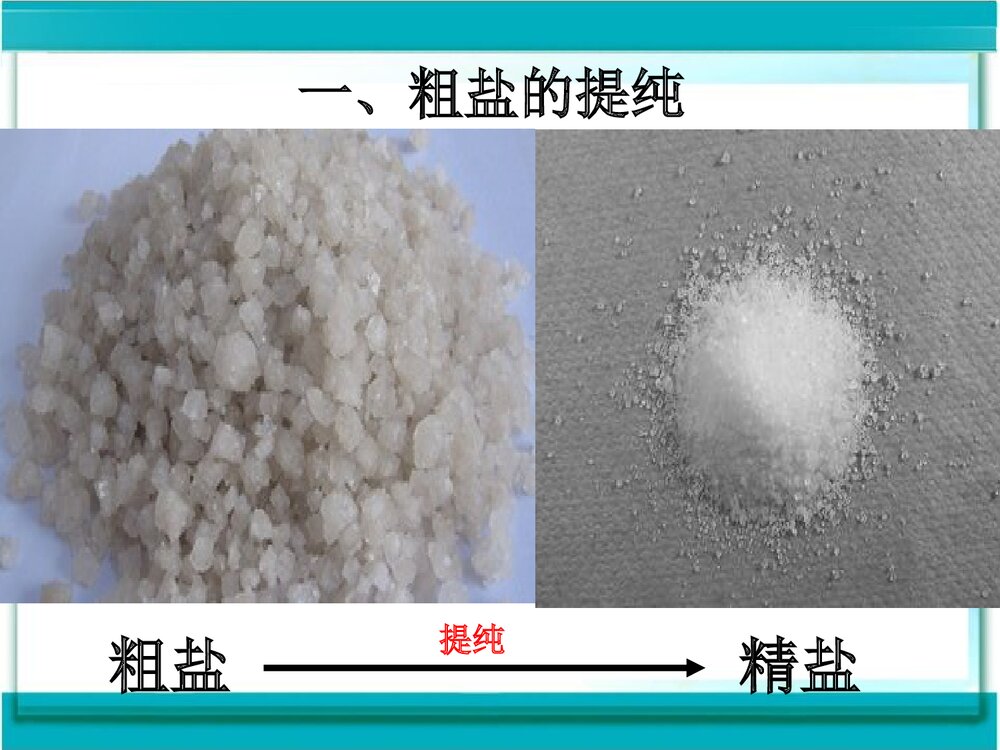 《实验活动8-粗盐中难溶性杂质的去除 盐化肥》人教版PPT课件7