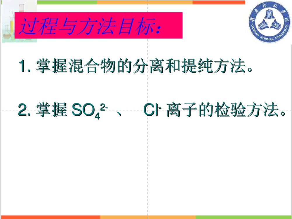 人教版化学第一章第一节《化学实验基本方法》课说PPT课件3
