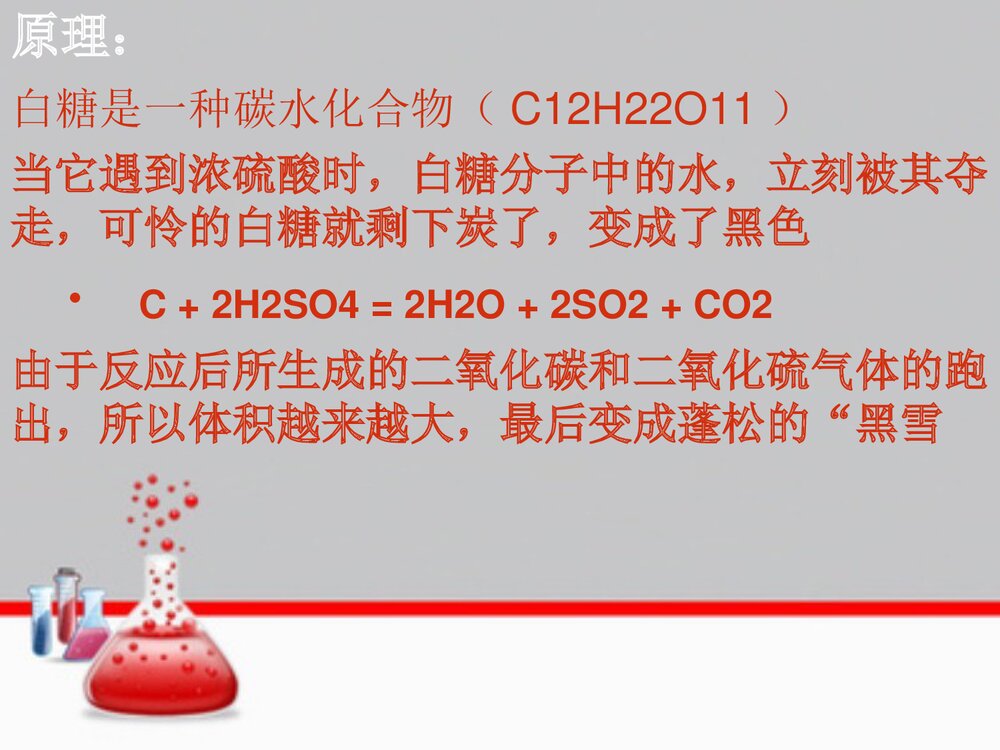 化学小故事《白糖变黑雪》PPT课件7