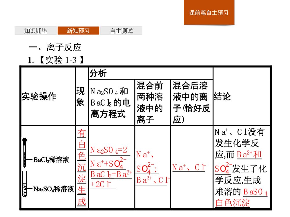 人教版必修1第1章第2节第2课时《离子反应》PPT课件4