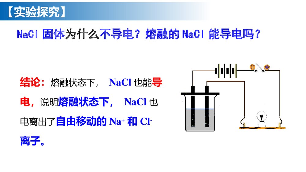 人教版化学第一章第2节《离子反应》PPT课件8