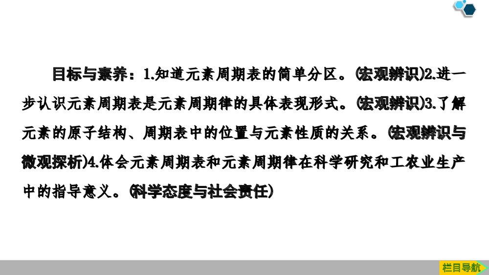 人教版必修1第4章第2节第2课时《元素周期表和元素周期律的应用元素周期律》PPT课件2