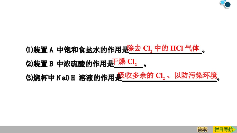 人教版必修1第2章第2节第2课时《氯气的实验室制法及Cl-的检验氯及其化合物》PPT课件6