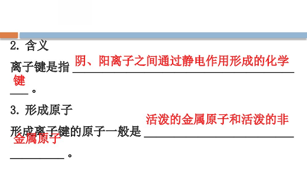 鲁科版化学20版必修二2.1《化学键与物质构成·化学键化学反应规律》PPT课件下载9
