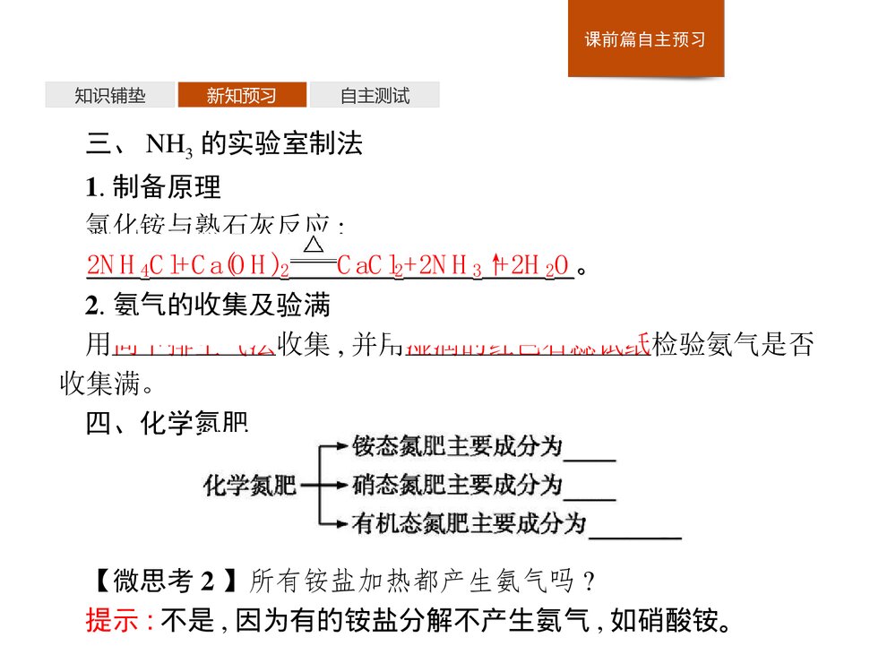 新鲁科版化学必修一第3章第3节《氮的循环》第2课时(氨与铵盐)PPT课件下载8