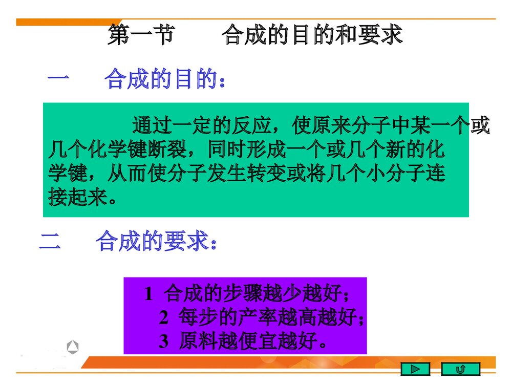 北京大学有机化学《第二十章 有机合成》PPT优秀课件3