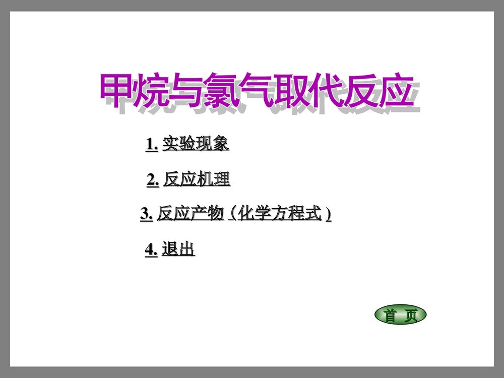 高中化学必修二《甲烷与氯气的取代反应》PPT课件3