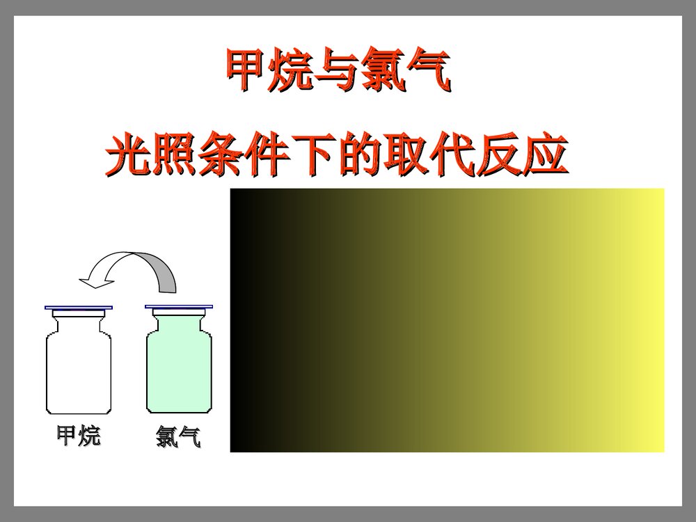 高中化学必修二《甲烷与氯气的取代反应》PPT课件4