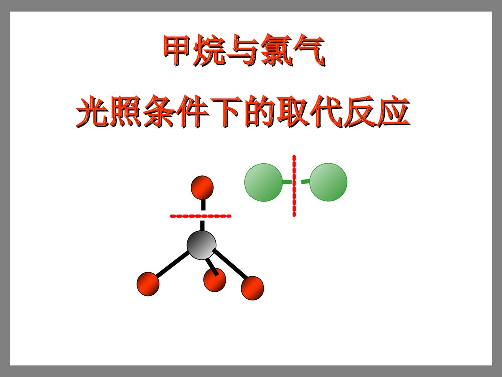 高中化学必修二《甲烷与氯气的取代反应》PPT课件10