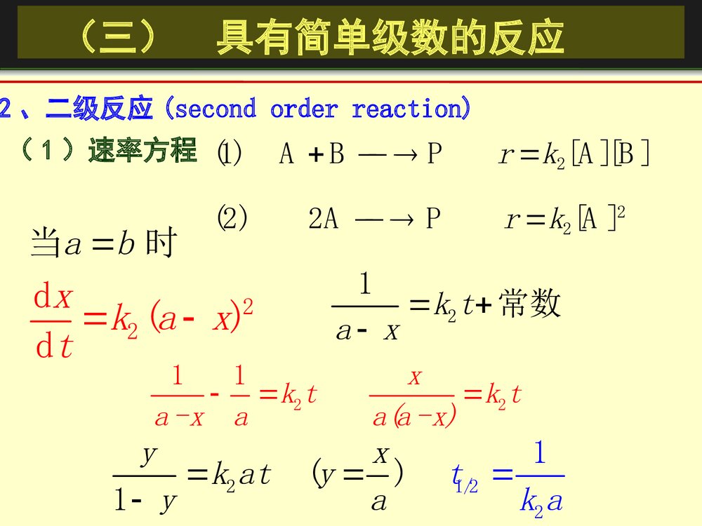 《第十一章 化学动力学基础》物理化学优秀PPT课件8