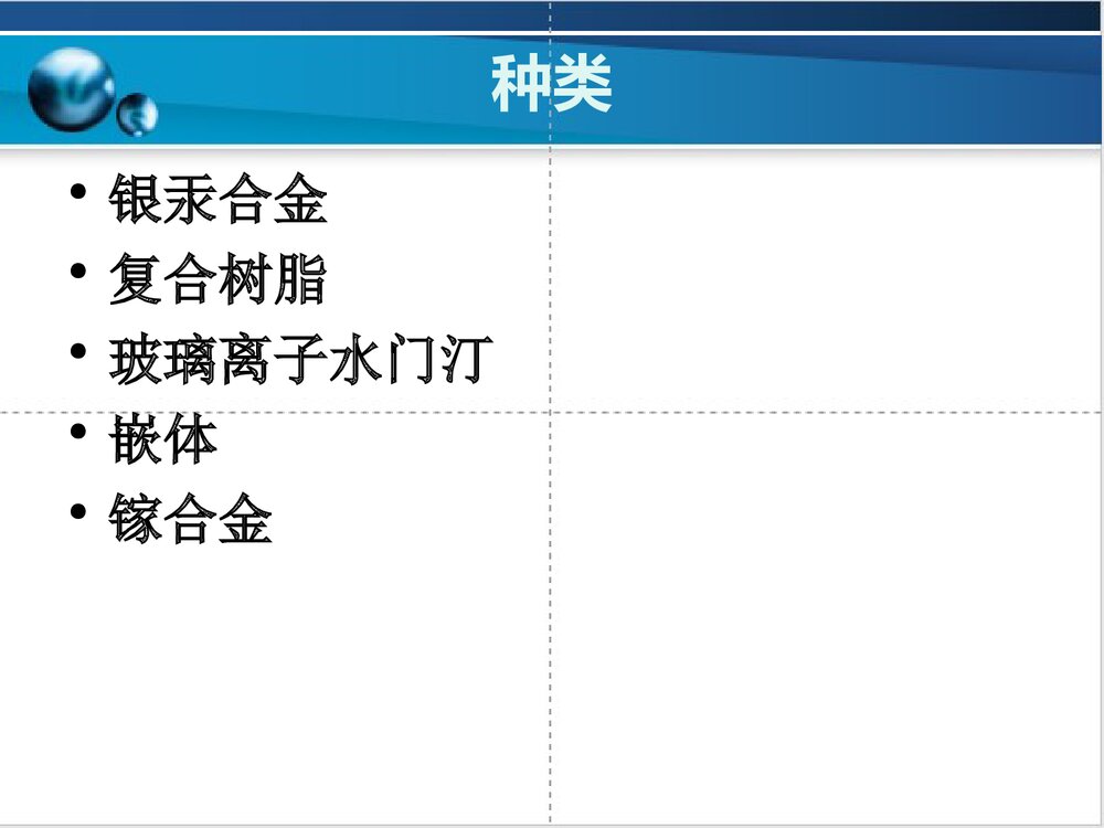 牙体缺损充填PPT课件5